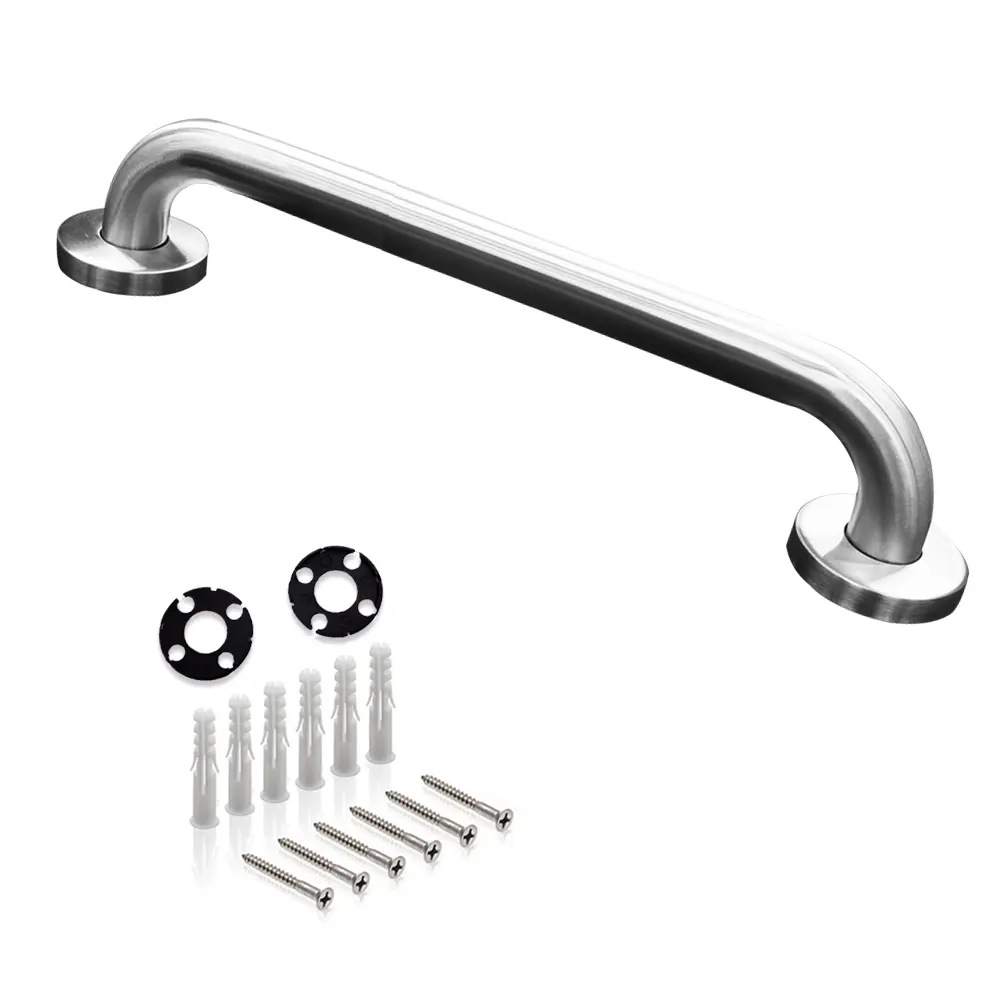 Rehamo Grabsy SS-600 Bathroom Stainless Steel Grab Bar with Rust Resistance  Wall Mount Easy to Install Lightweight Bathroom Handle for Seniors
