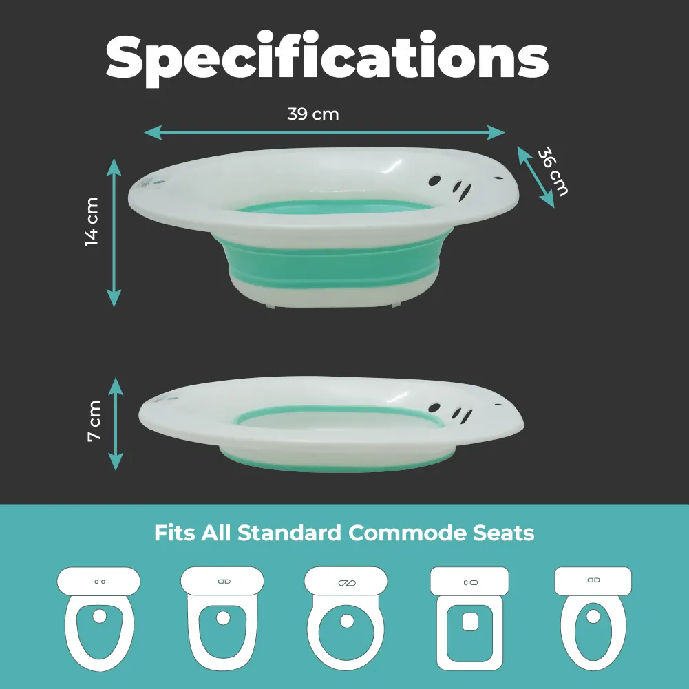 Buy Sitz Bath for Toilet Seat PIles Fissures Pain Relief Rehamo